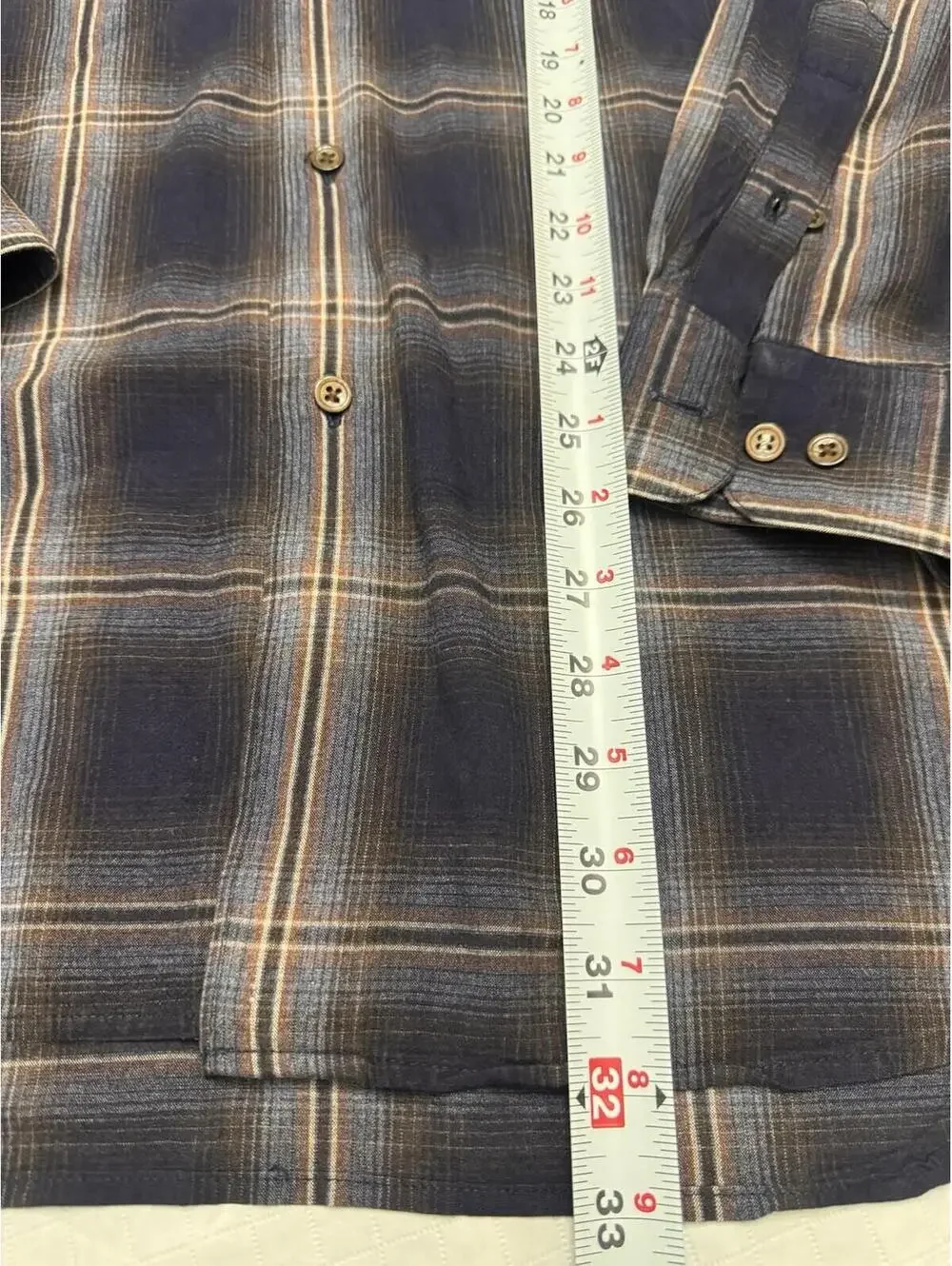 Banana Republic Men's Large Long Sleeve Plaid Button Down